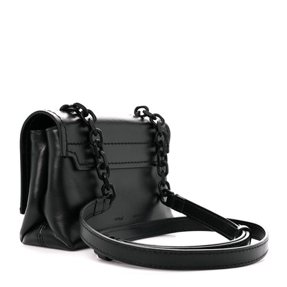 Off-White Calfskin Diag Small Binder Clip Crossbody Black 3 of 12