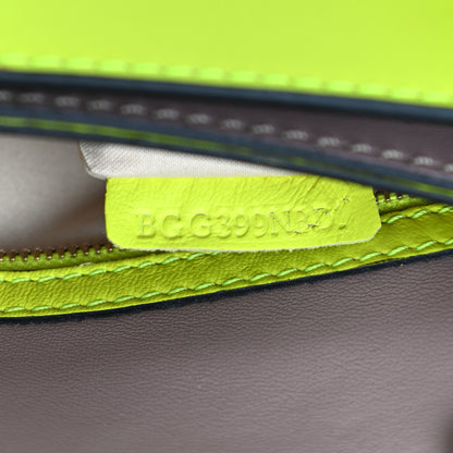 Valentino Garavani Nappa Rockstud Wristlet Clutch Yellow Fluo 7 of 11