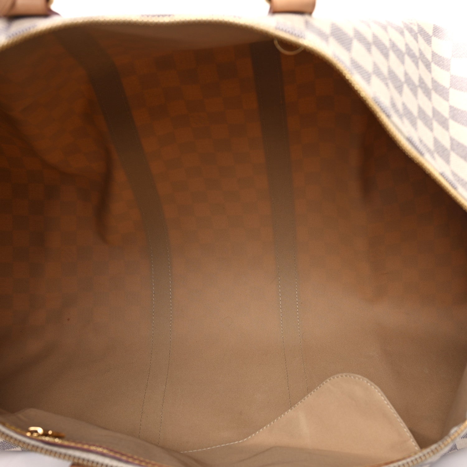 Louis Vuitton Damier Azur Keepall Bandouliere 55 4 of 11