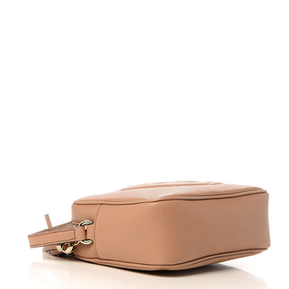 Gucci Pebbled Calfskin Small Soho Disco Bag Camelia 3 of 9