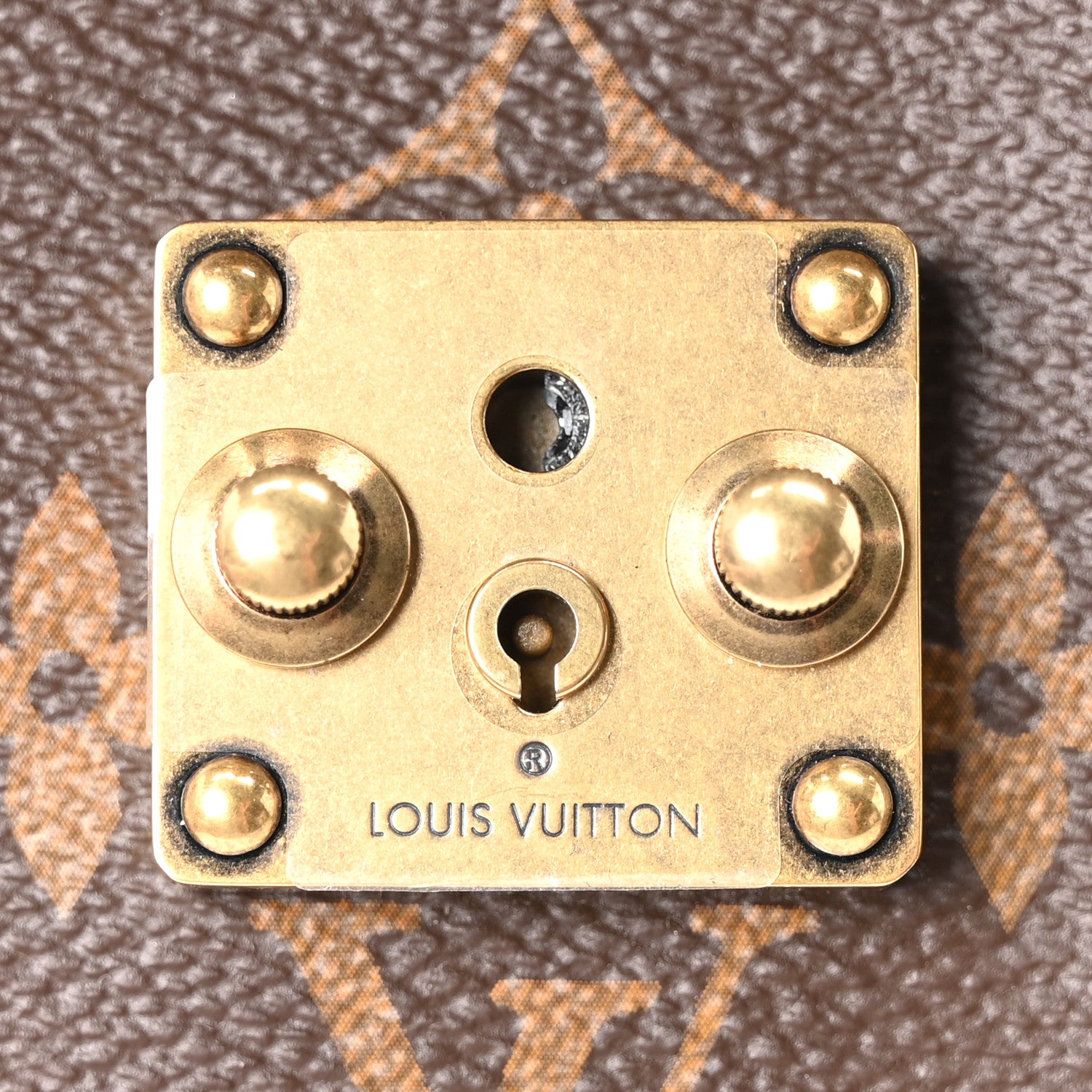 Louis Vuitton Monogram S Lock Belt Pouch MM 5 of 9