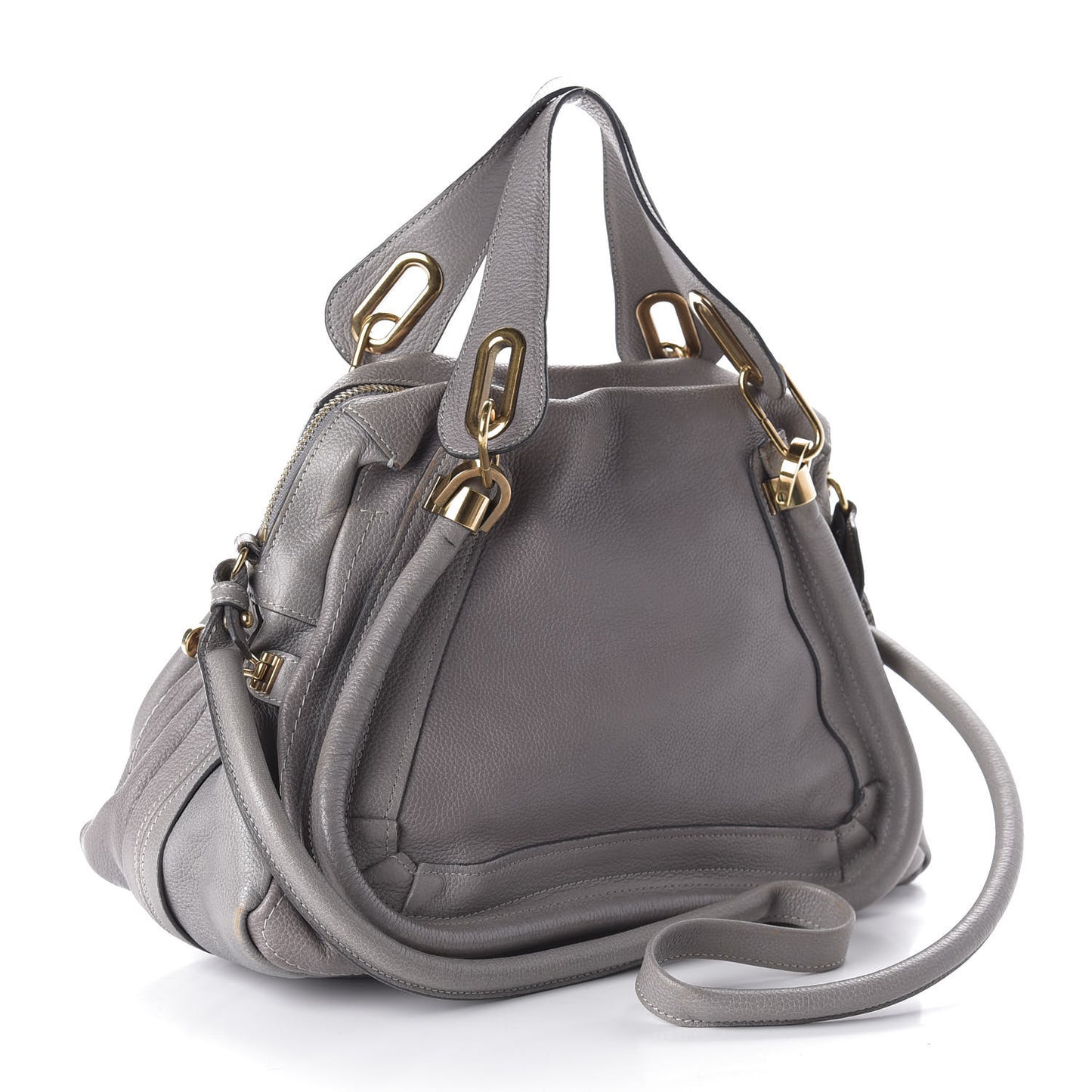 Calfskin Medium Paraty Cashmere Grey