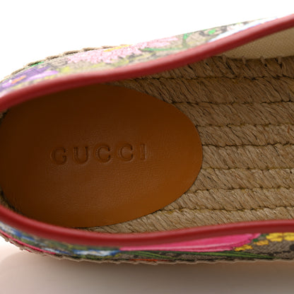 Gucci GG Supreme Monogram Tian Womens Espadrilles 41 Beige Multicolor Red 6 of 8