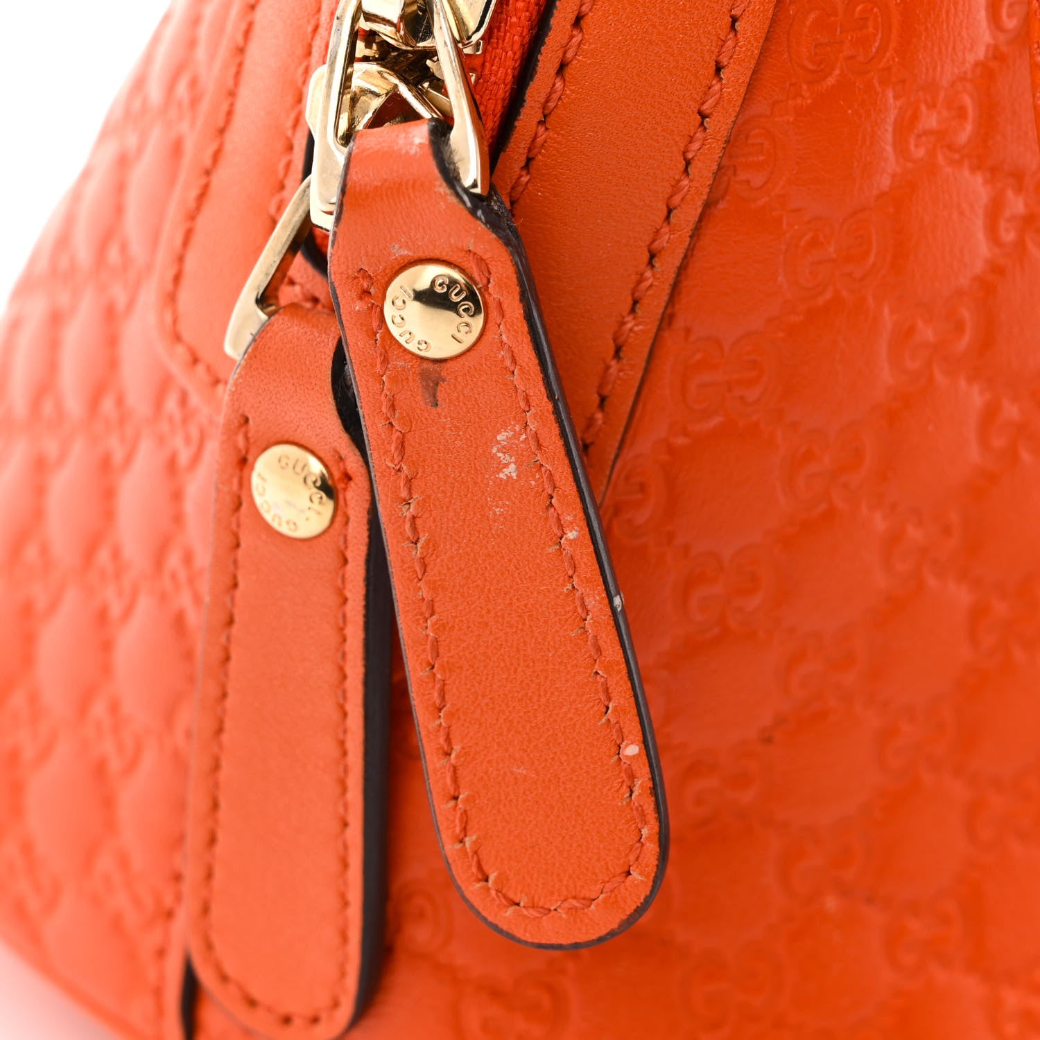 Gucci Microguccissima Mini Dome Bag Sun Orange 13 of 13