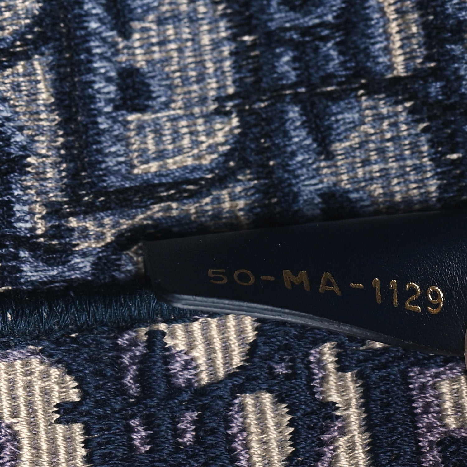 Christian Dior Oblique Medium Book Tote Blue Multicolor 7 of 10