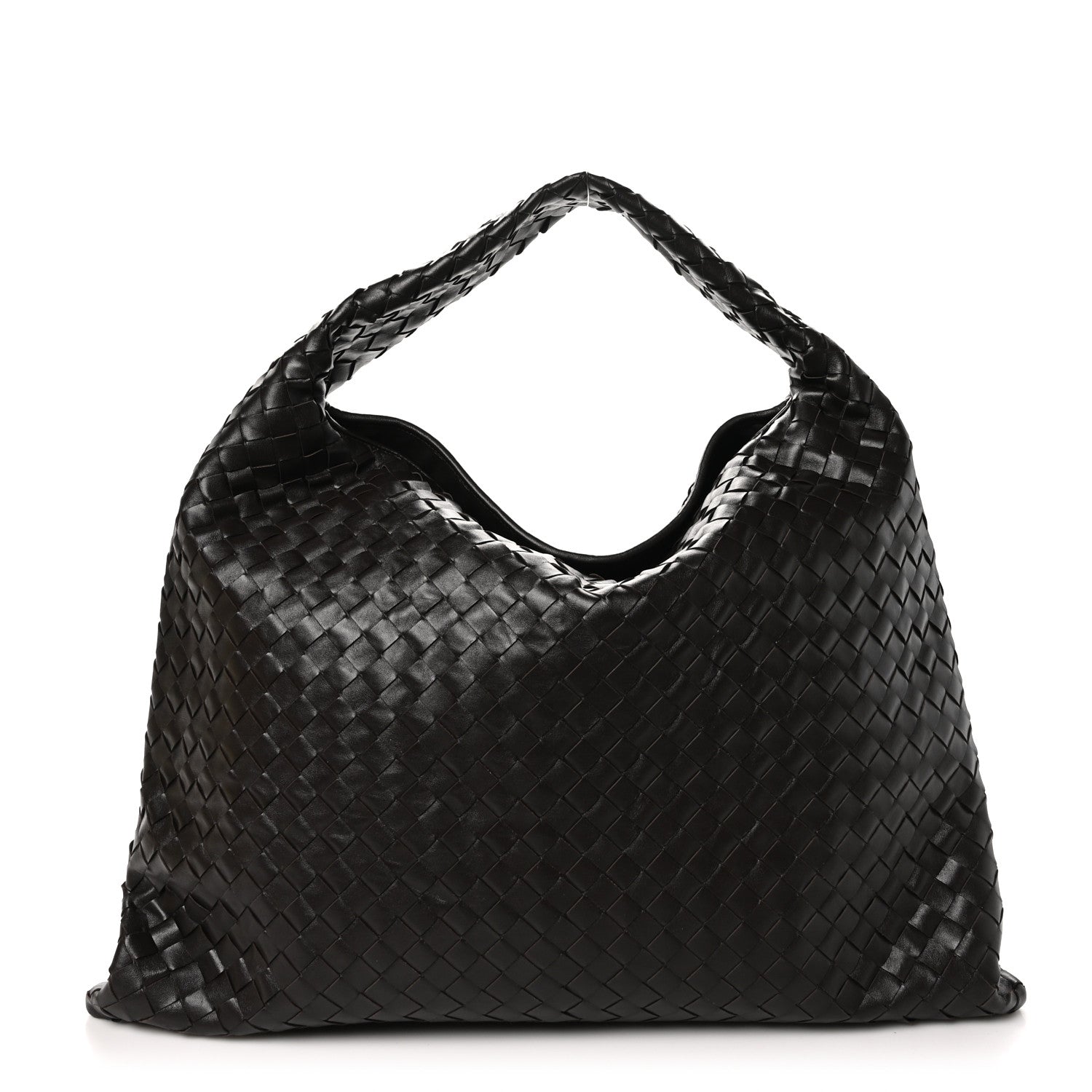 Bottega Veneta Calfskin Intrecciato Large Hop Ebano 1 of 9