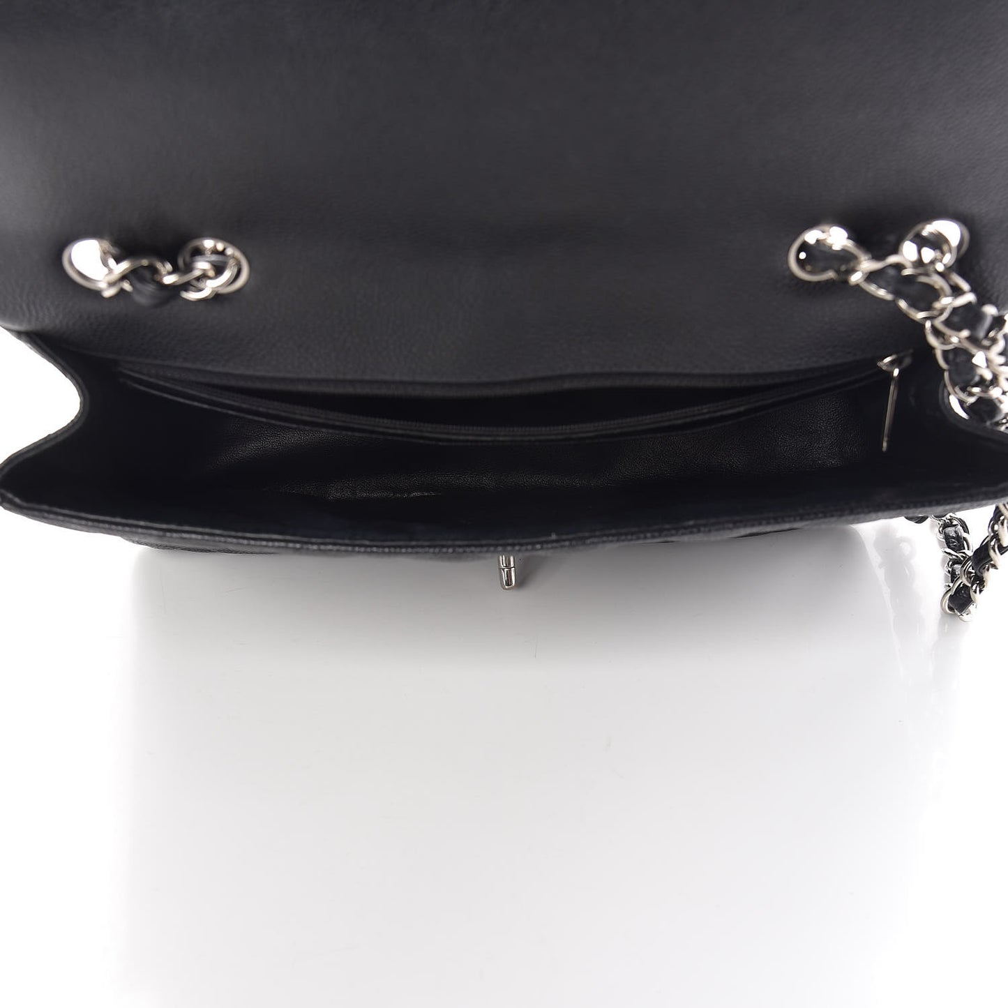 Caviar Quilted Jumbo Single Flap Black