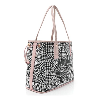 MCM Visetos Large Liz Reversible Shopper Tote Pink 5 of 21