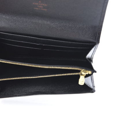 Louis Vuitton Epi Sarah Wallet Black 5 of 9
