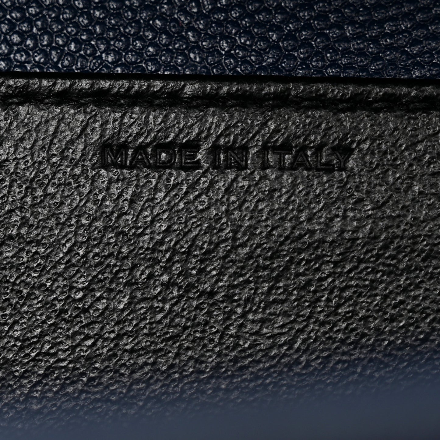 Grain De Poudre Monogram Uptown Chain Wallet Blue Charron