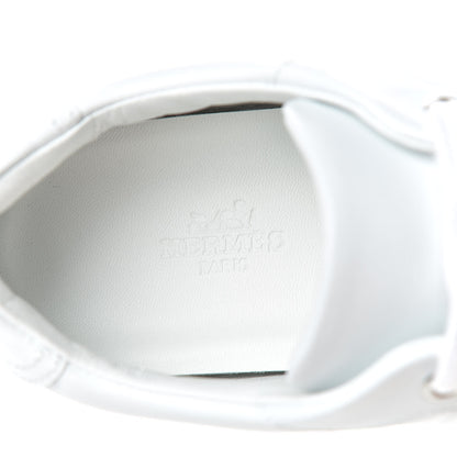 Hermes Calfskin Womens Avantage Sneakers 37 White 7 of 9