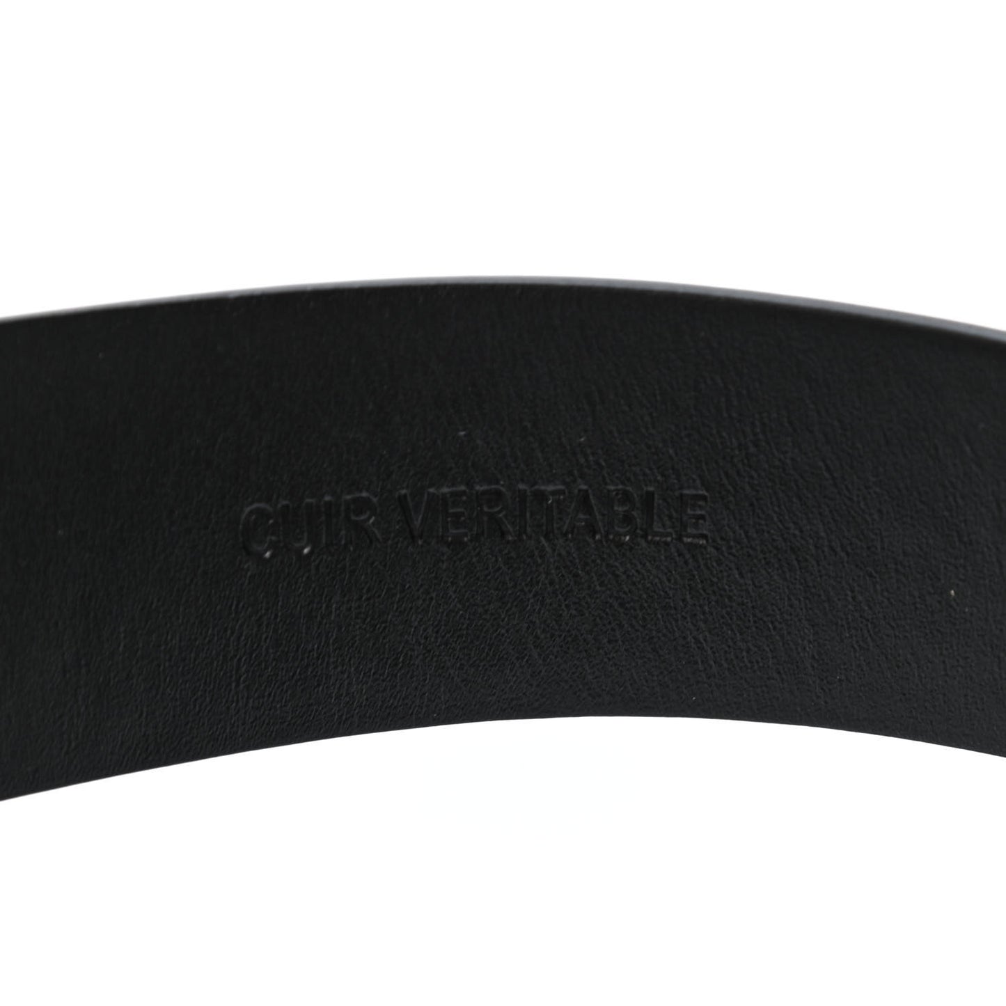 Calfskin Crystal CC Chain Belt 85 34 Black