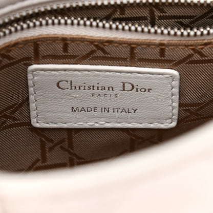 Christian Dior Lambskin Cannage Mini Lady Dior White 6 of 14