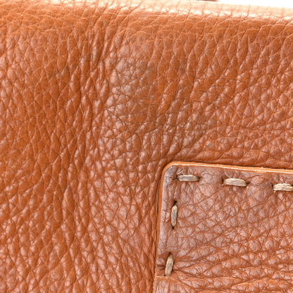 Fendi Calfskin Romano Selleria Baguette Brown 16 of 18