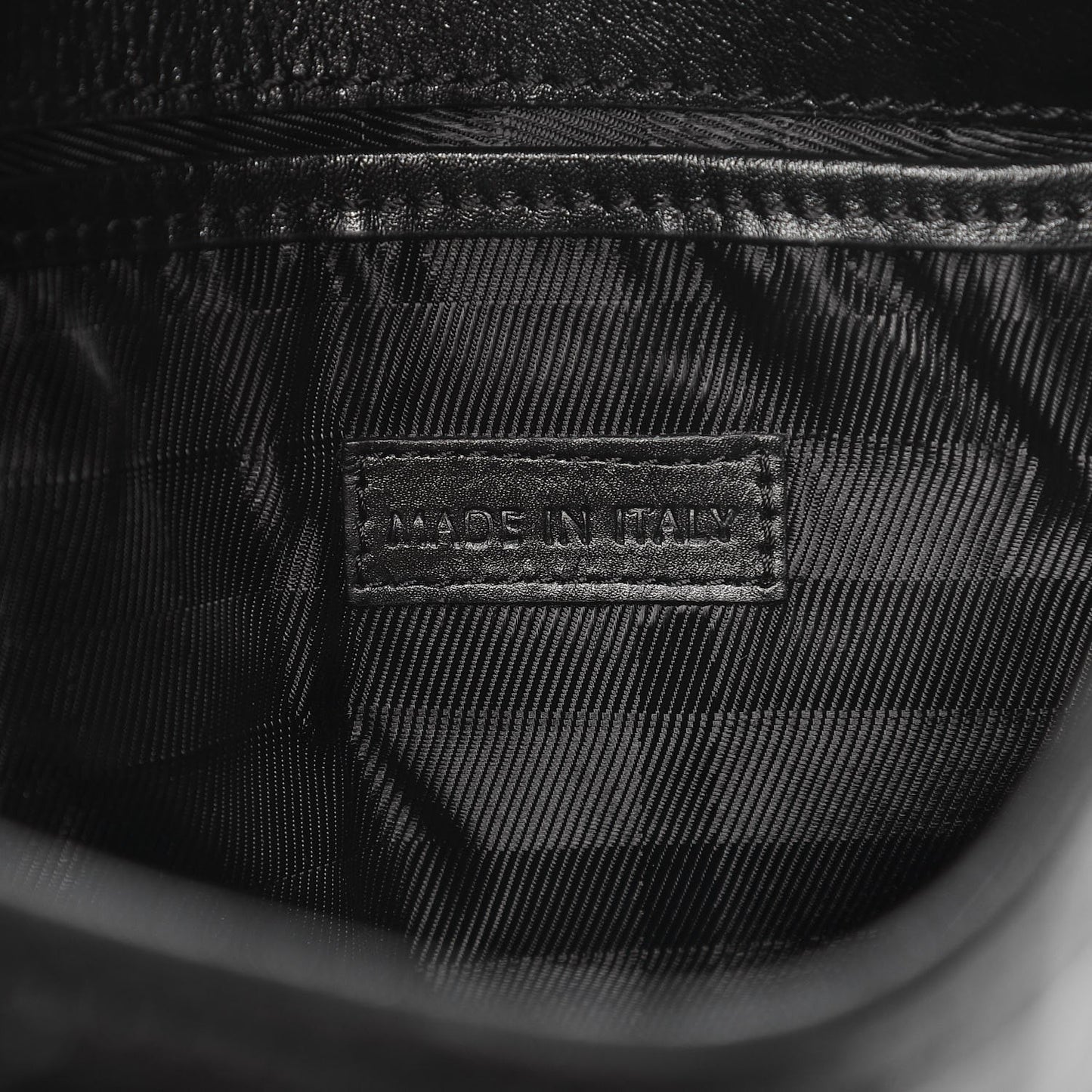 Calfskin Quilted Small Brook Hobo Black