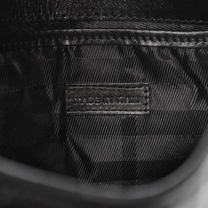Burberry Calfskin Quilted Small Brook Hobo Black 7 of 7