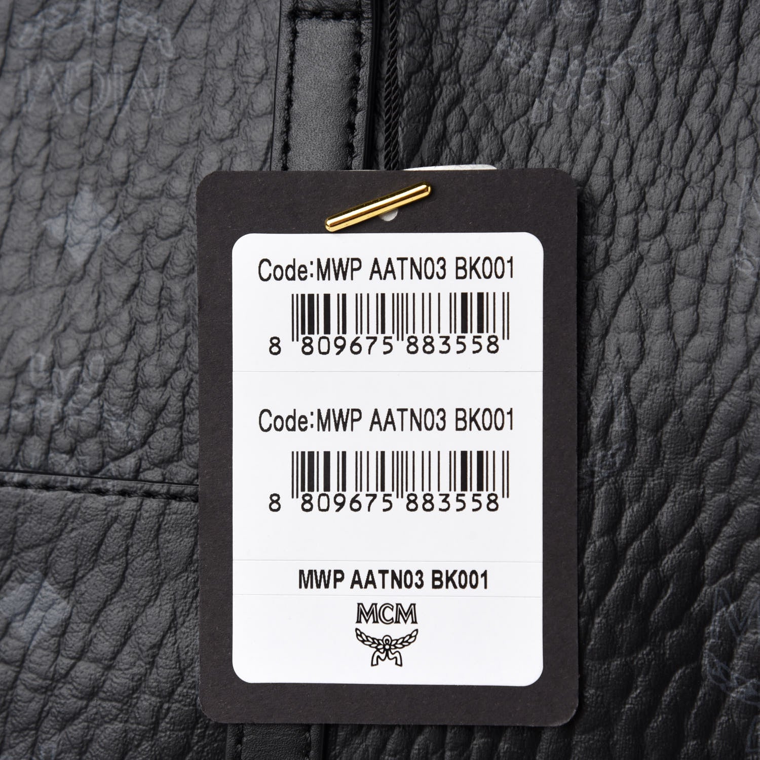 MCM Visetos Toni Shopper Tote Black 11 of 12