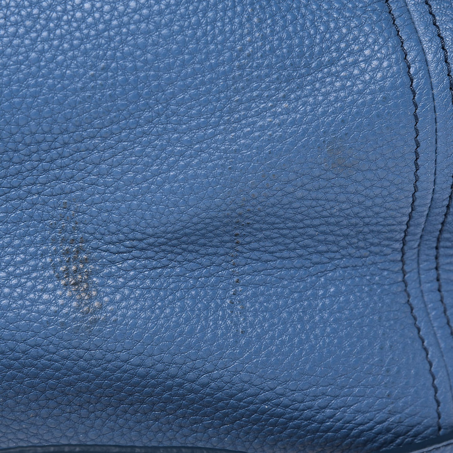 Vitello Daino Side Pocket Tote Cobalto