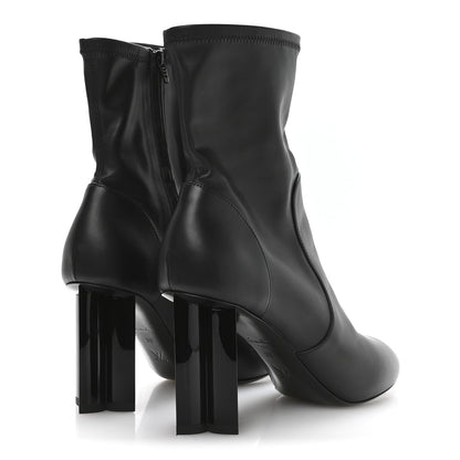 Louis Vuitton Calfskin Uniformes Silhouette Ankle Boots 39 Black 5 of 8