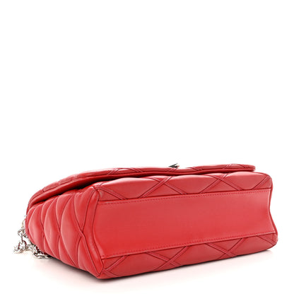 Louis Vuitton Lambskin Malletage GO-14 MM Rouge 4 of 9