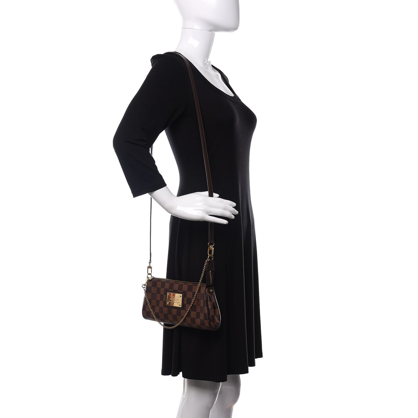Damier Ebene Eva Clutch
