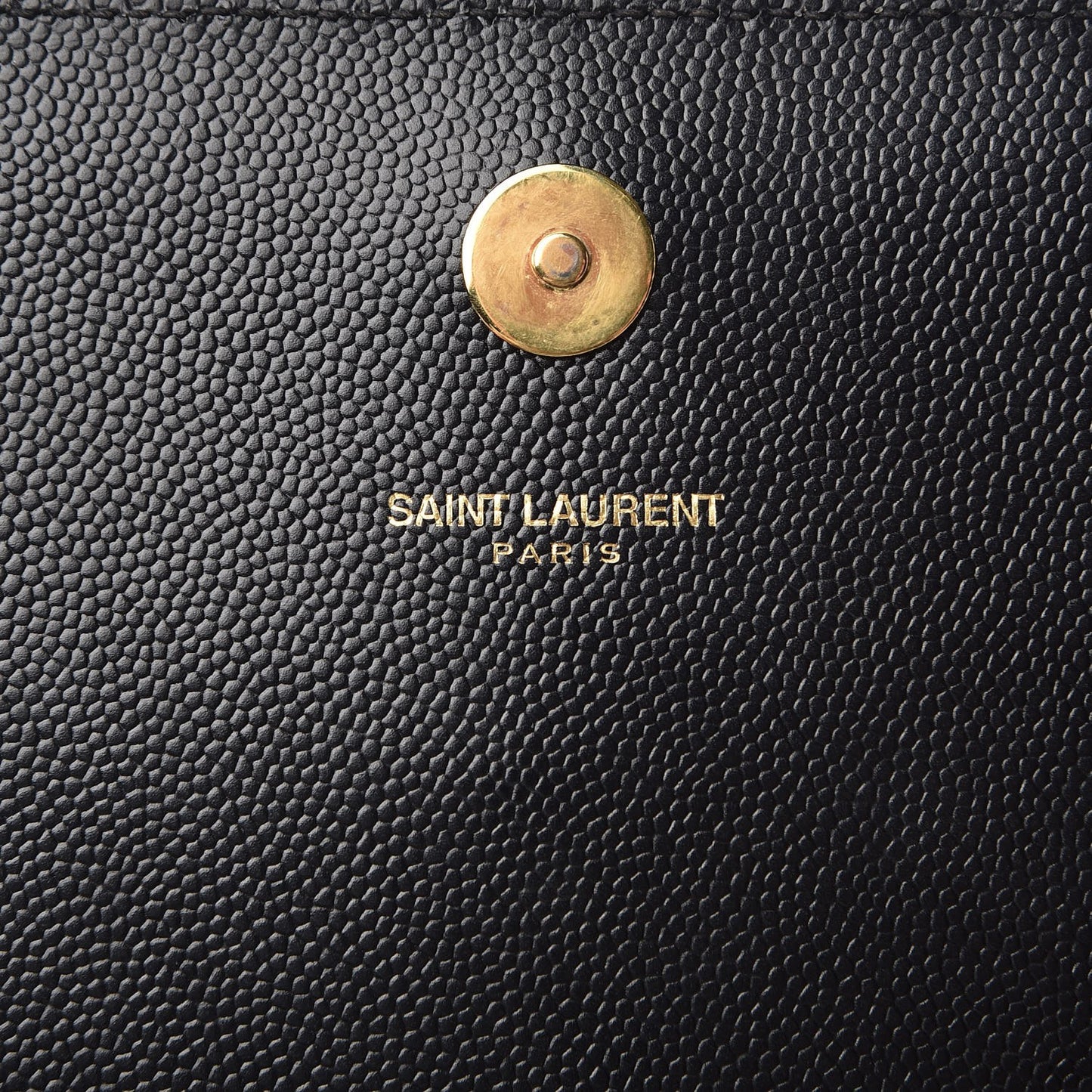 Grain De Poudre Classic Monogram Kate Clutch Black