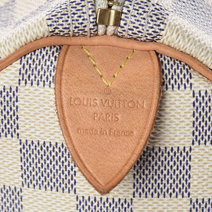 Louis Vuitton Damier Azur Speedy 30 9 of 12