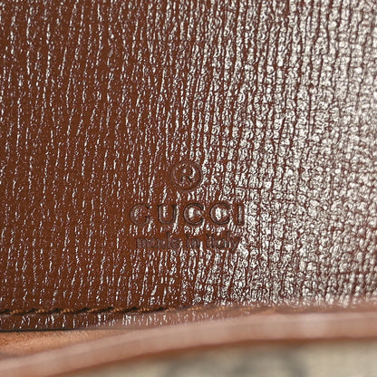 Gucci GG Supreme Monogram Azalea Calfskin Web Mini Jackie 1961 Hobo Beige Ebony Brown Sugar 6 of 10