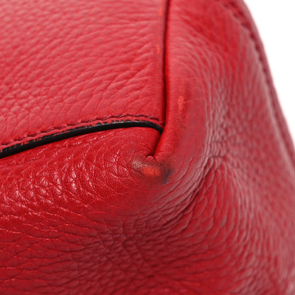 Gucci Pebbled Calfskin Medium Soho Chain Shoulder Bag Tabasco Red 17 of 17