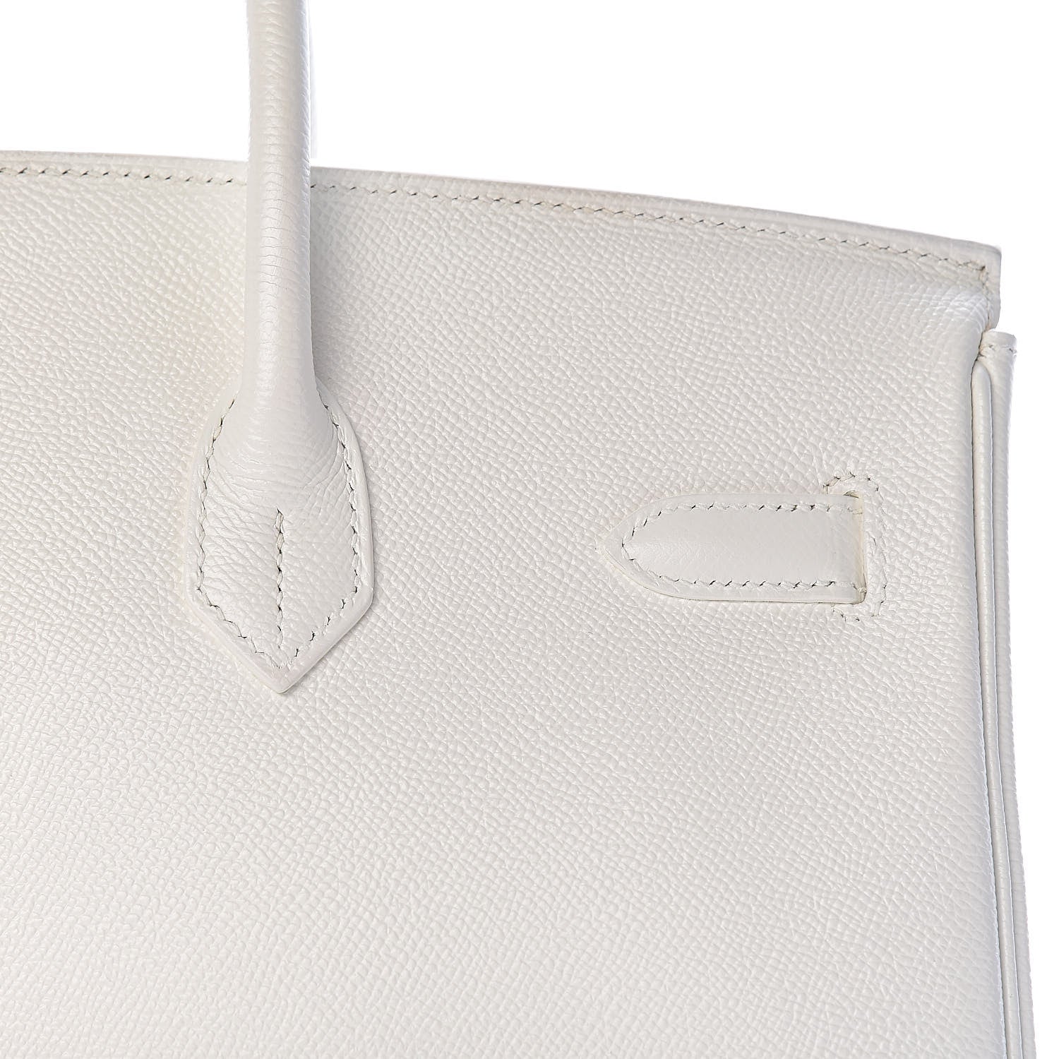 Hermes Epsom Birkin 35 White 24 of 38