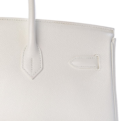 Hermes Epsom Birkin 35 White 24 of 38