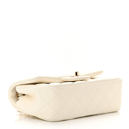 Chanel Lambskin Quilted Mini Rectangular Flap White 4 of 14