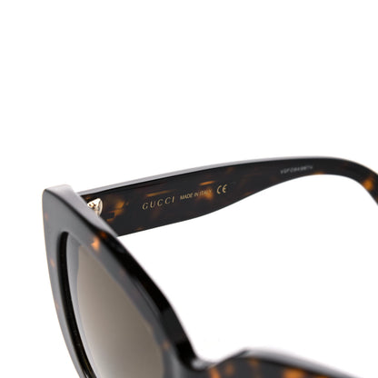 Gucci Cat Eye Sunglasses GG0164S Tortoise 6 of 8