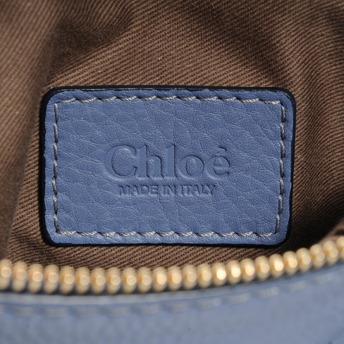 Grained Calfskin Mini Marcie Satchel Street Blue