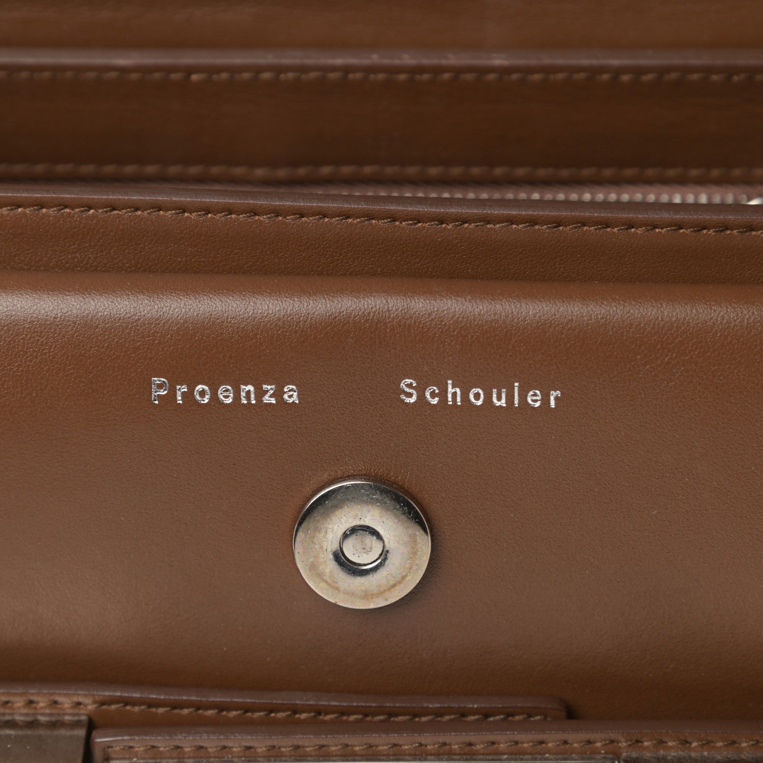 Proenza Schouler Smooth Calfskin Mini PS11 Classic Shoulder Bag Hazelnut 6 of 14