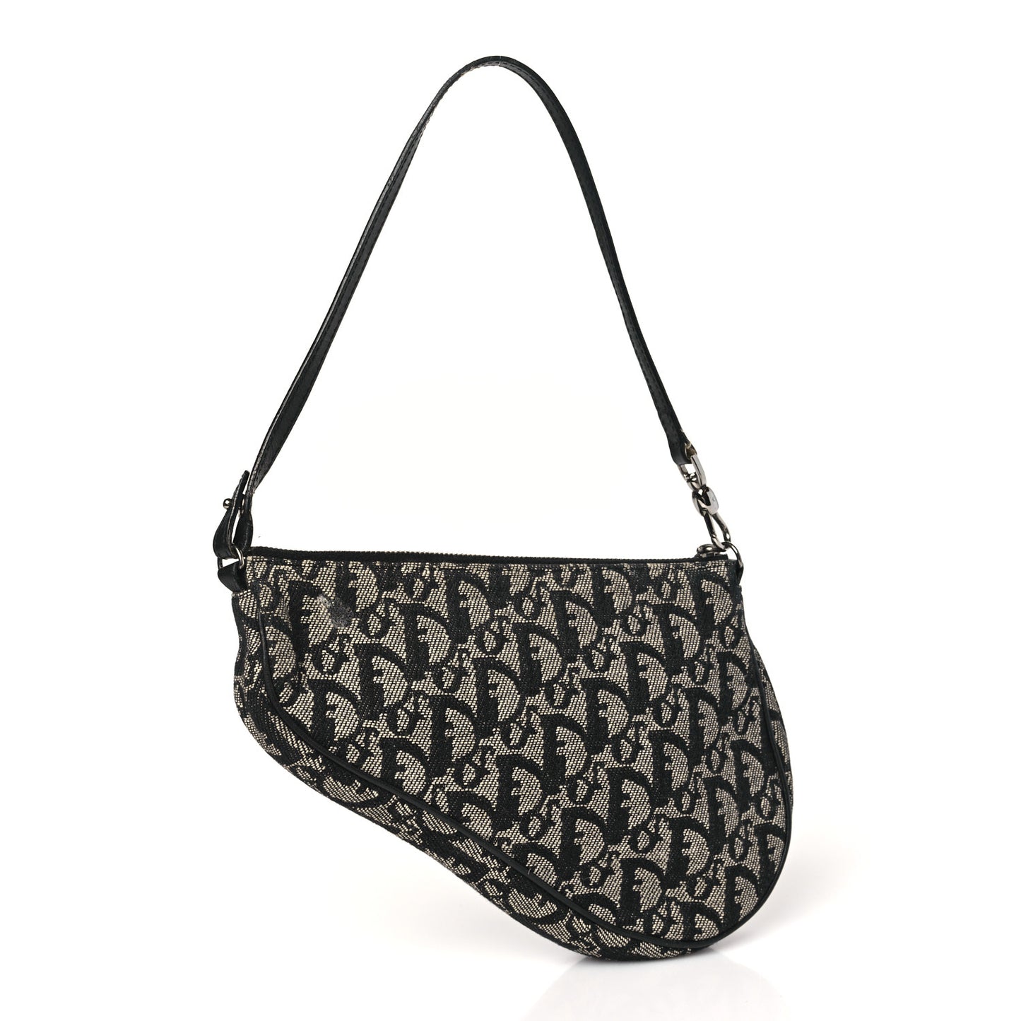 Monogram Mini Saddle Pochette Black