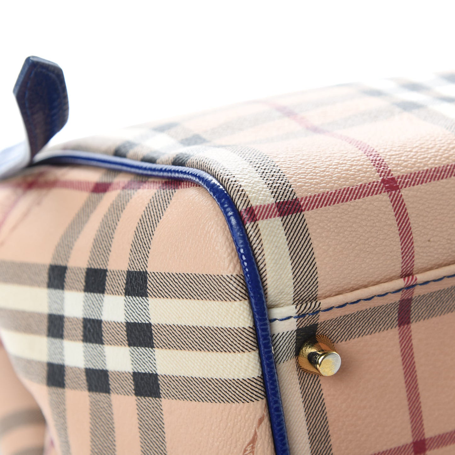 Haymarket Check Small Canterbury Tote Brilliant Blue