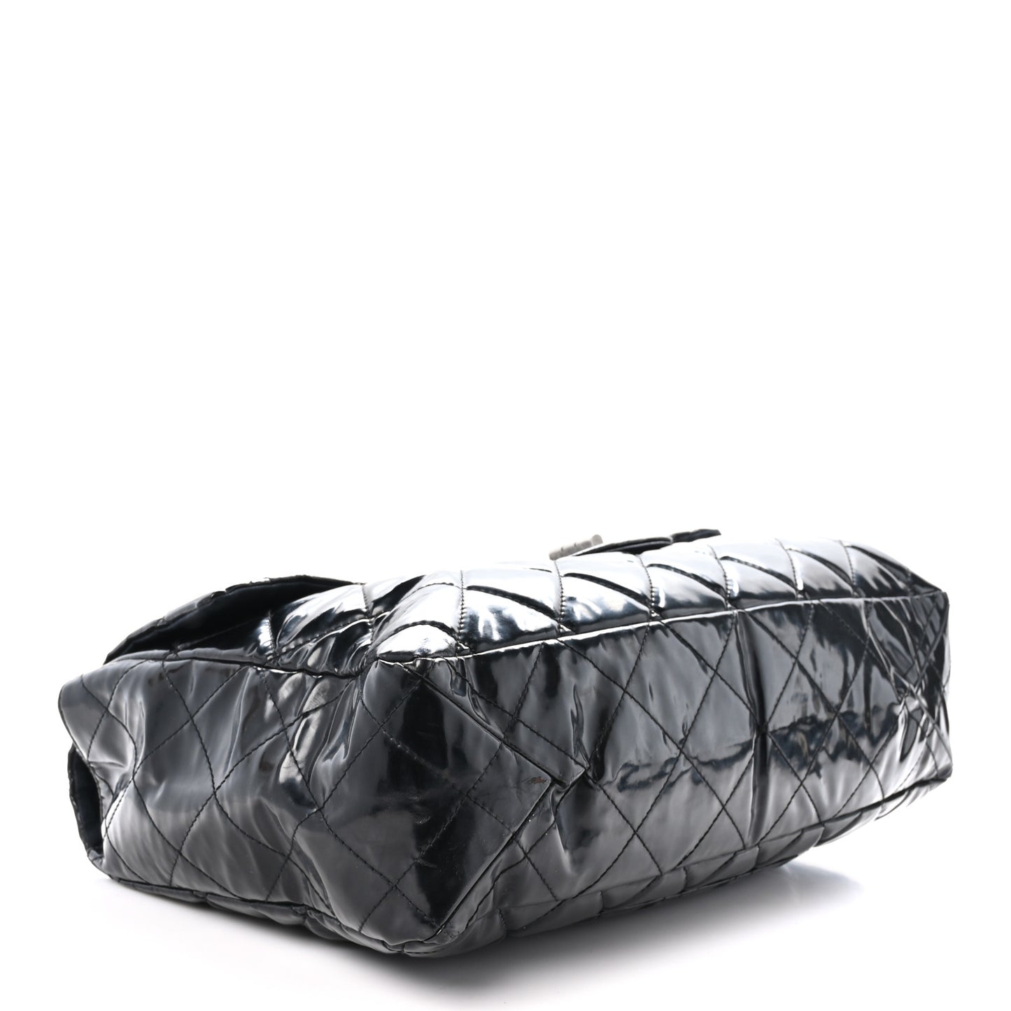 Vinyl Quilted XXL Reissue Flap Black