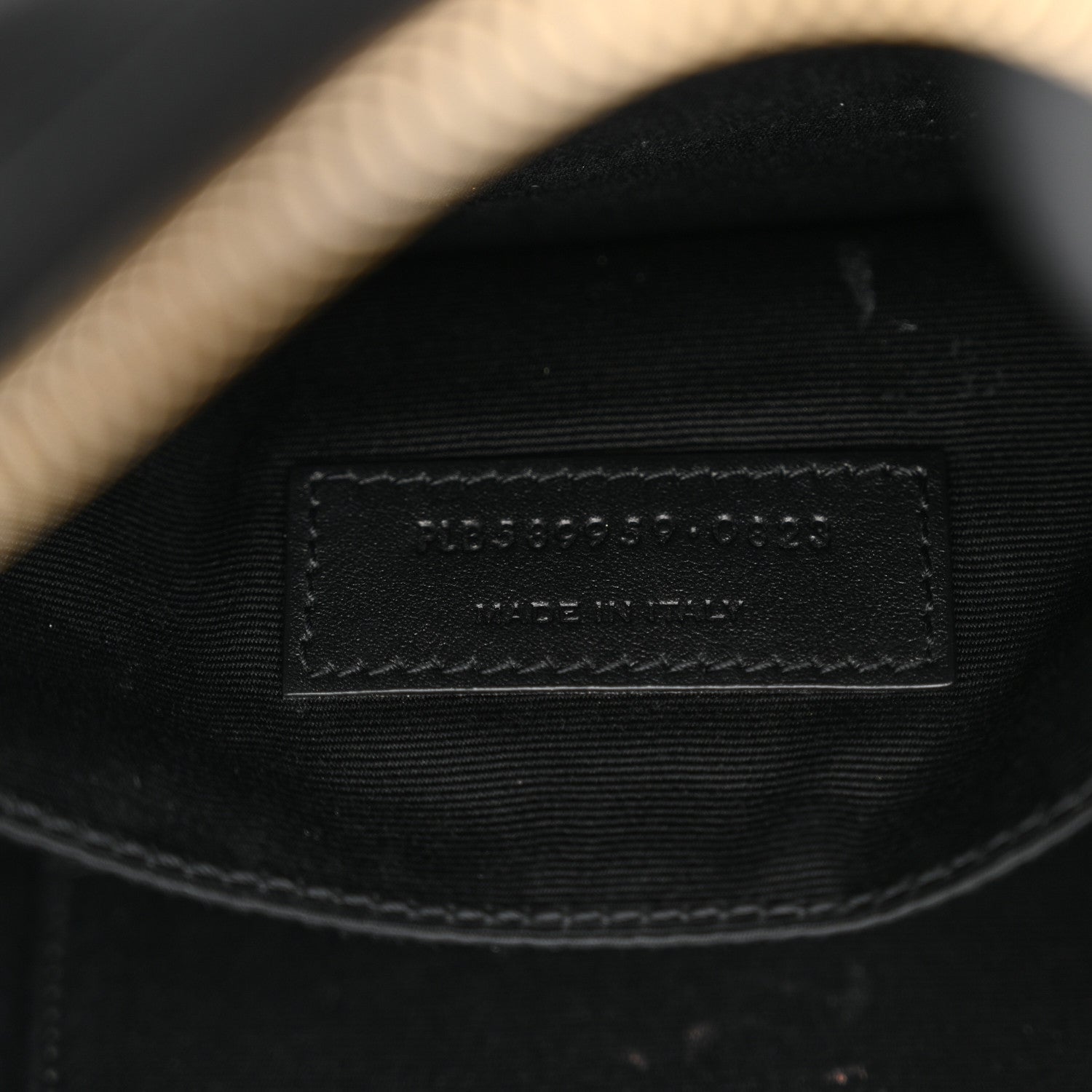 Saint Laurent Grain De Poudre Monogram Belt Bag Black 5 of 11