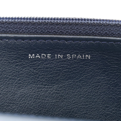 Chanel Caviar Timeless CC Wallet On Chain WOC Dark Blue 6 of 12