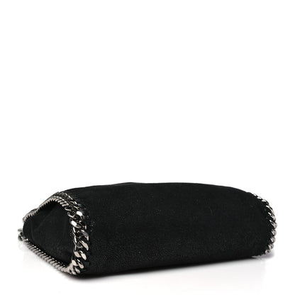 Stella McCartney Shaggy Deer Mini Falabella Fold Over Tote Black 4 of 10