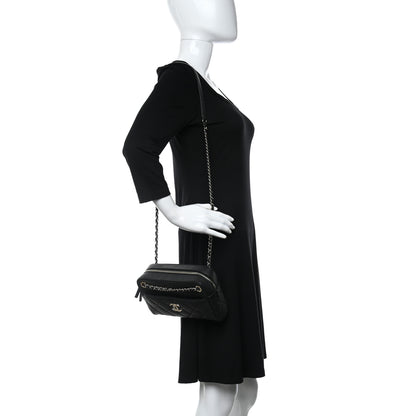 Chanel Caviar Quilted Small In & Out Camera Case Black 2 of 11