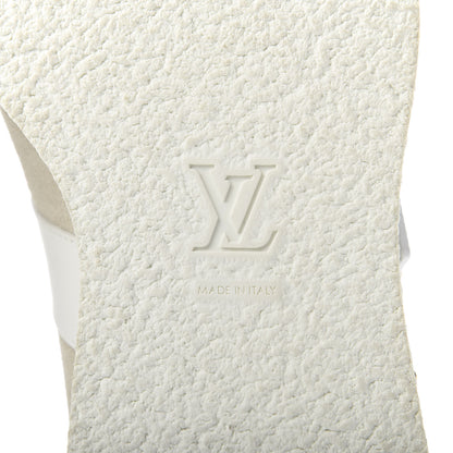 Louis Vuitton Calfskin Suede Mens Creeper Ankle Boots 8.5 White 8 of 10