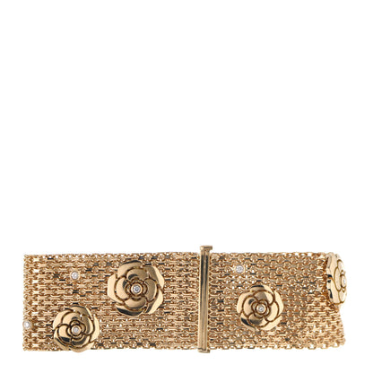 Chanel 18K Yellow Gold Diamond Impression de Camelia Bracelet 3 of 5