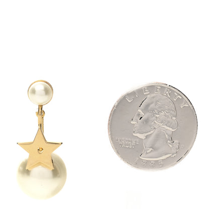 Christian Dior Pearl My ABCDior Tribales Etoile Earring Gold 2 of 4