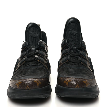 Louis Vuitton Calfskin Patent Monogram LV Archlight Sneakers 39 Black 2 of 8