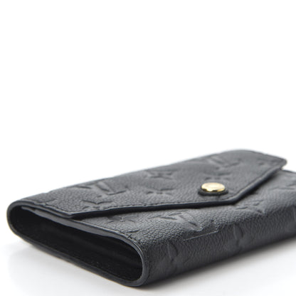 Louis Vuitton Empreinte Compact Curieuse Wallet Black 5 of 9