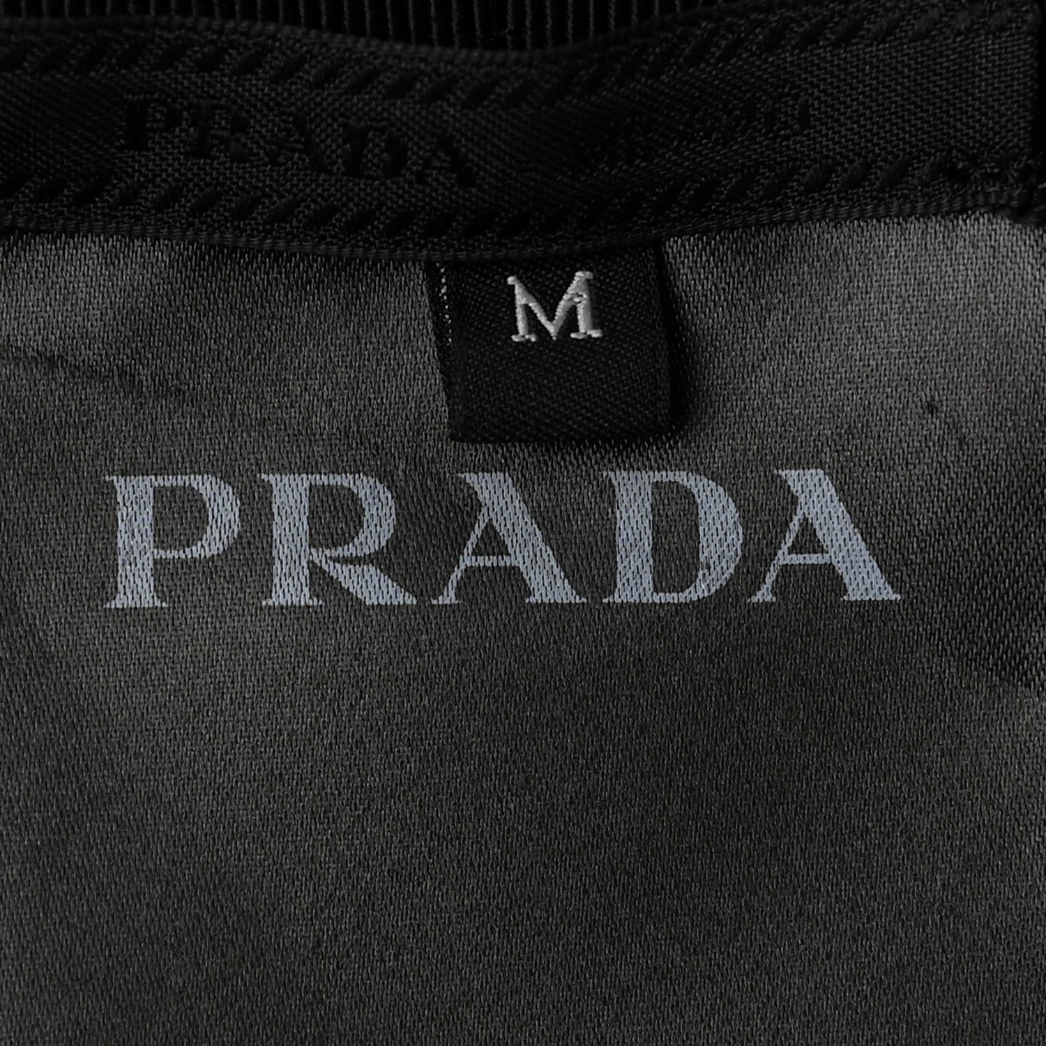 Prada Denim Metal Triangle Logo Bucket Hat M Navy 7 of 7
