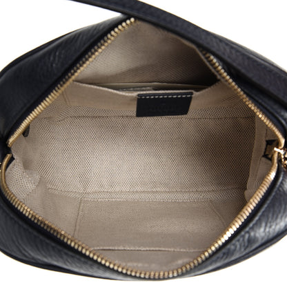 Gucci Pebbled Calfskin Small Soho Disco Bag Blue 5 of 7