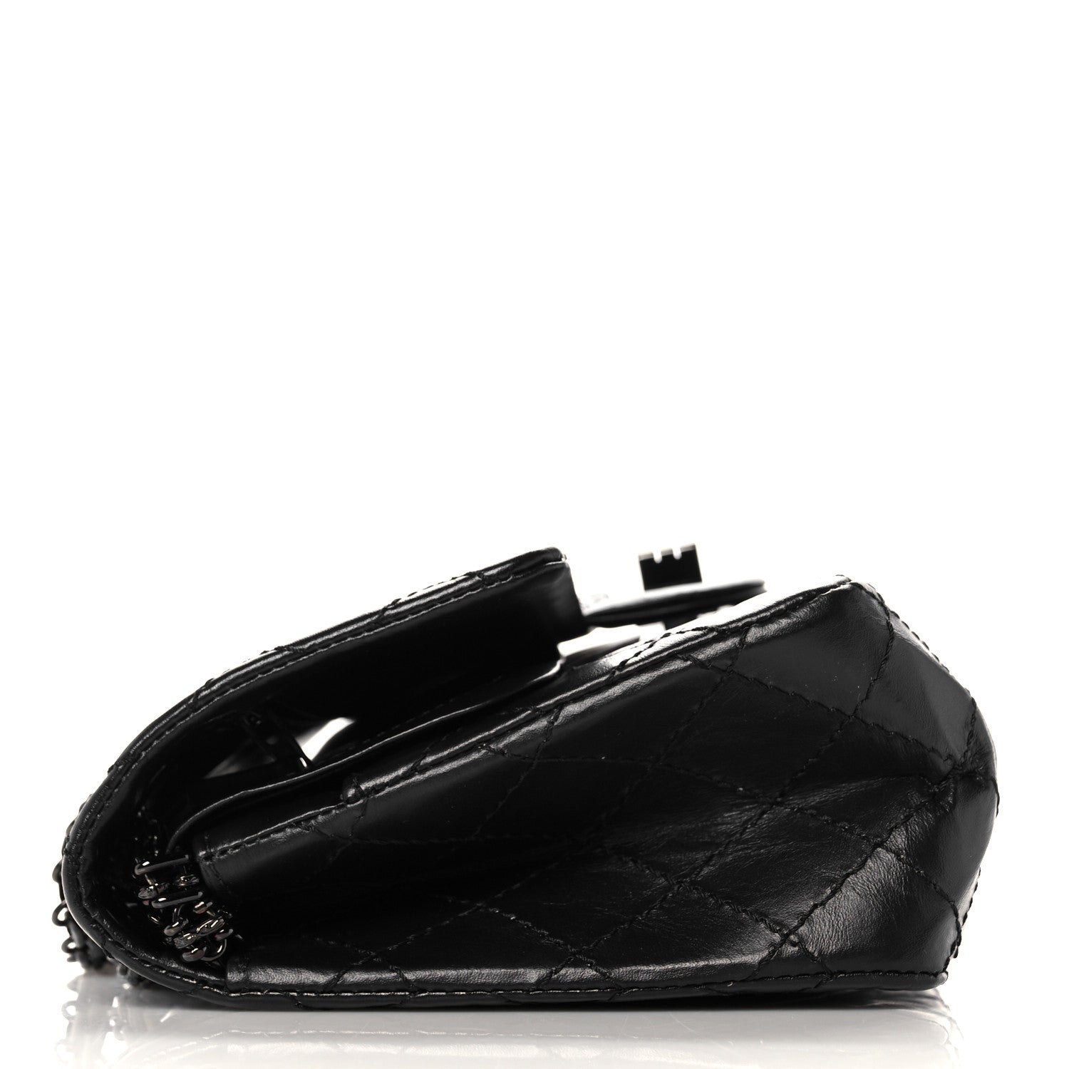 Chanel Aged Calfskin Quilted 2.55 Reissue 225 Flap So Black 11 of 11